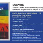 Lançamento da edição nº1774 revista Seara Nova